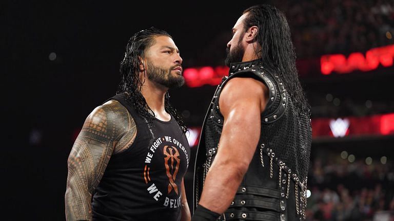 Roman Reigns accepted Drew McIntyre's Wrestlemania challenge.